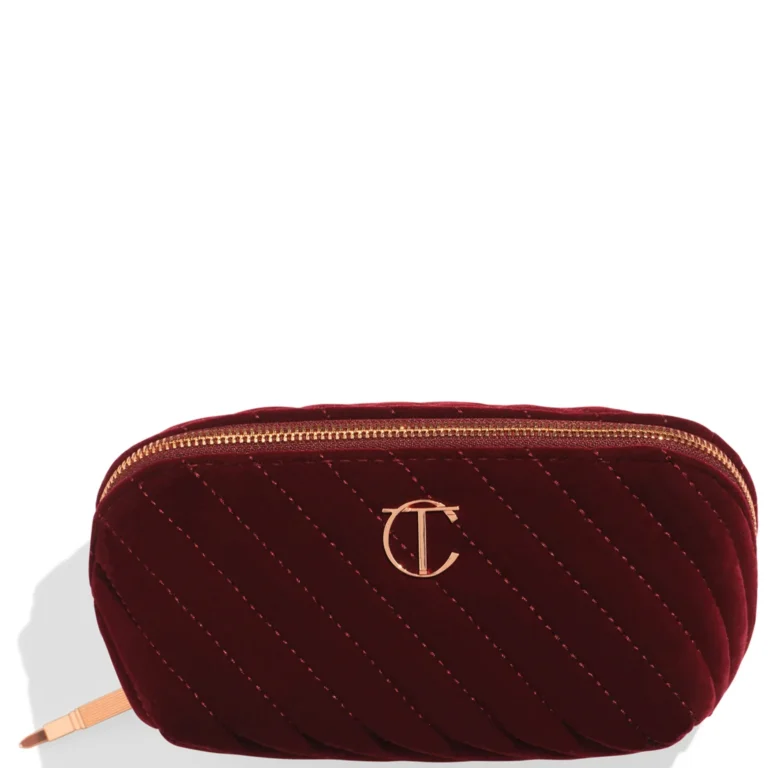 Charlotte Tilbury Organizer Velvet Makeup Bag – Medium