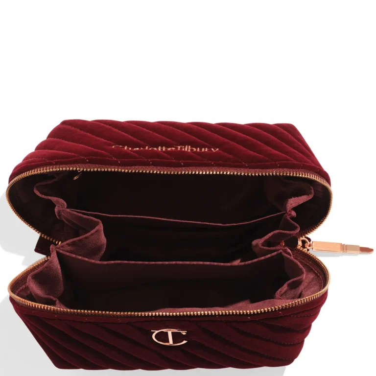 Charlotte Tilbury Organizer Velvet Makeup Bag – Medium thumbnail 2