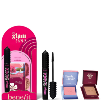 benefit It’s Glam Time Full-Size Mascara and Mini Blush and Bronzer Gift Set