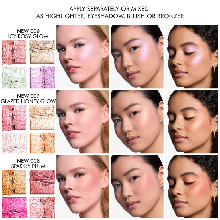 DIOR Backstage Glow Maximizer Palette – Multi-use highlighter & blush palette thumbnail 3